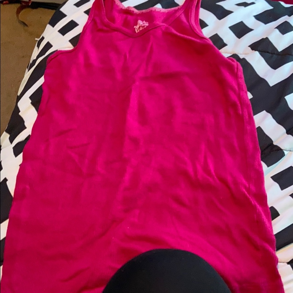 Pink tank top